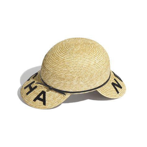 chanel straw hats